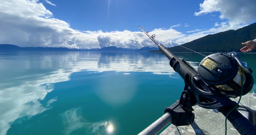 View from Alaskan fishing charter with Alaskan Anglers