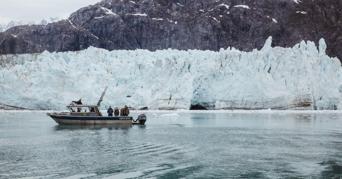 Alaskan fishing charter at Glacier Bay National Park