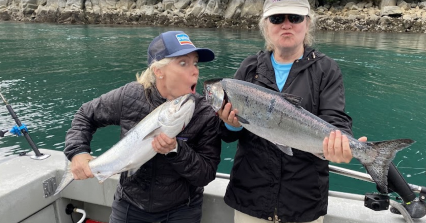Family fishing with Alaskan Anglers Inn